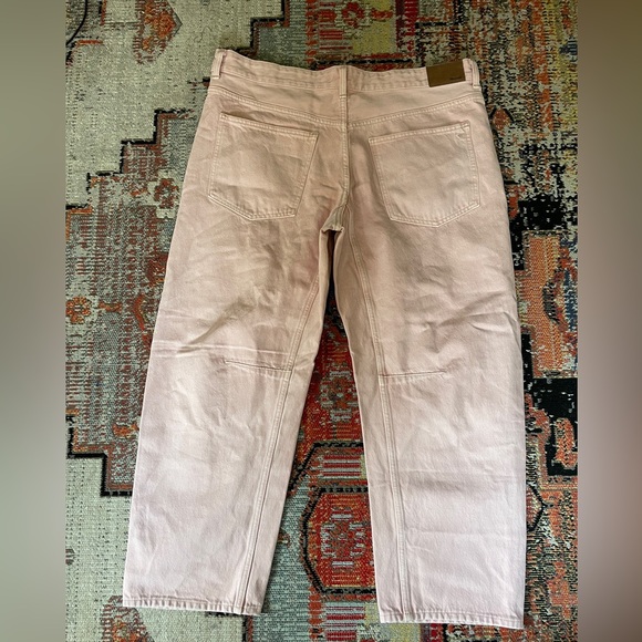 NWT Madewell The Darted Barrel-Leg Jean in Pink Size 32 - Picture 7 of 10